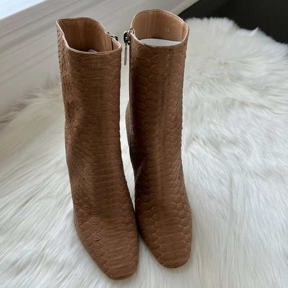 Dior Women's Brown Python Boot Size 38.5 - Picture 4 of 13